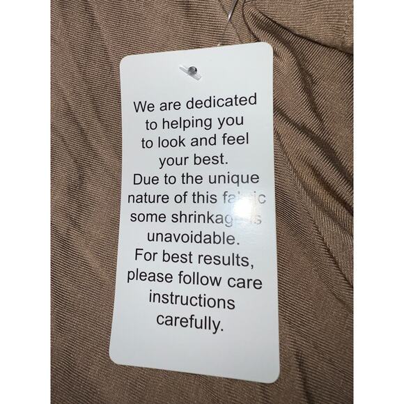 Roaman's Top Shirt Womens 26W 28W Mocha Mousse V-Neck Flare Hem Soft Knit - Picture 5 of 7